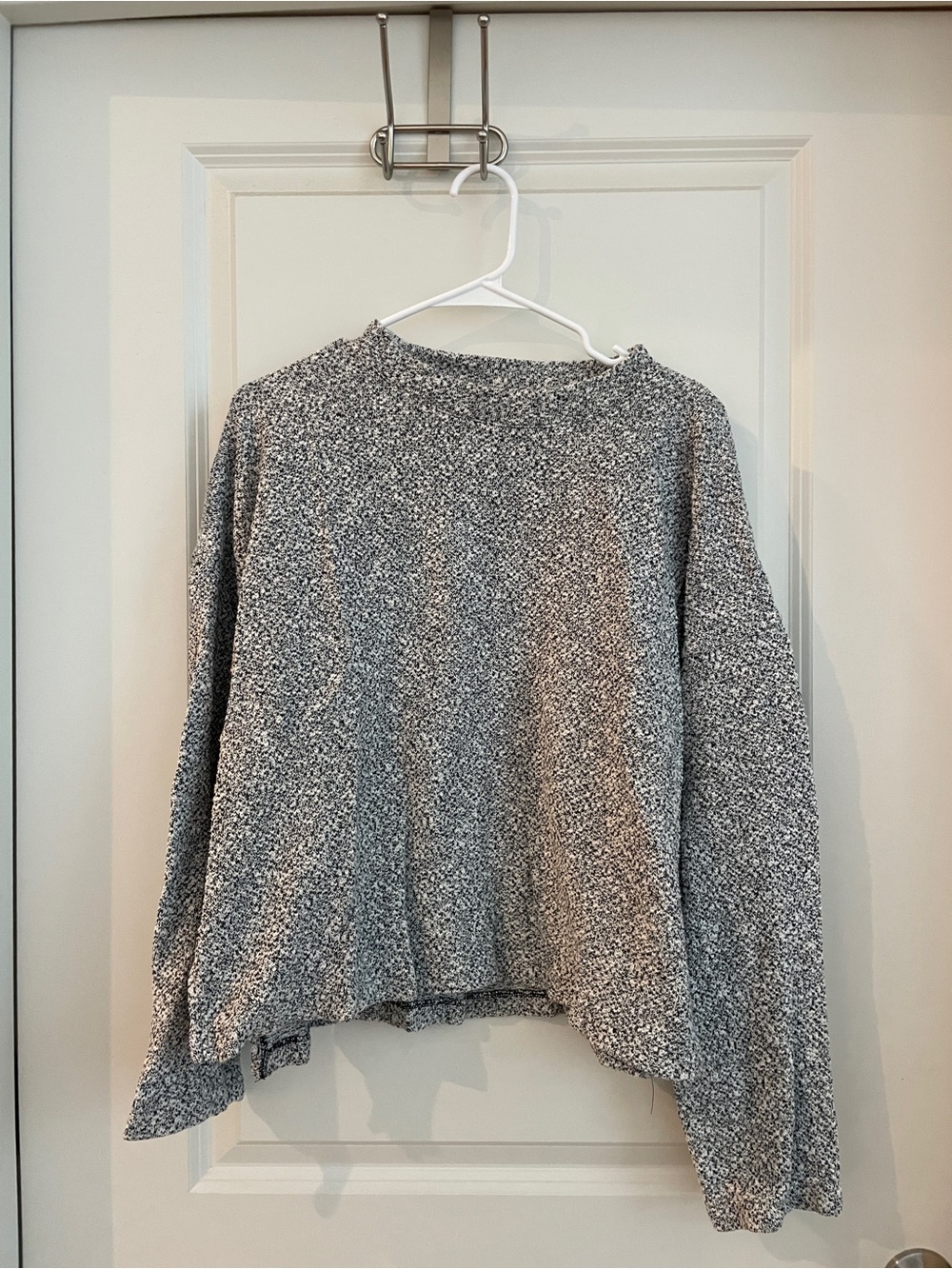 Madewell Gray Marled Crewneck Sweater